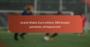 Granit Xhaka: Euro-ottelut, MM-kisojen panokset, Johtajuusrooli